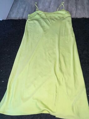 a new day Lime Green Maxi Slip Dress